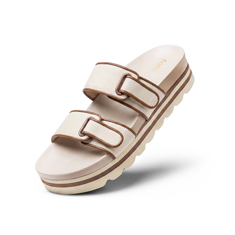 Frido Women's Arch Support Wedge Sandals - Velcro Strap