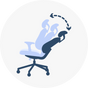 90°-135°  Multi-Lock Recline