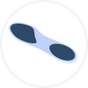 Dual-Zone Cushioning For Heel & Ball-of-foot