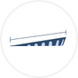 Slim Tapered End Design