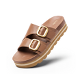 Frido Women's Arch Comfort Wedge Sandals - Buckle Strap
