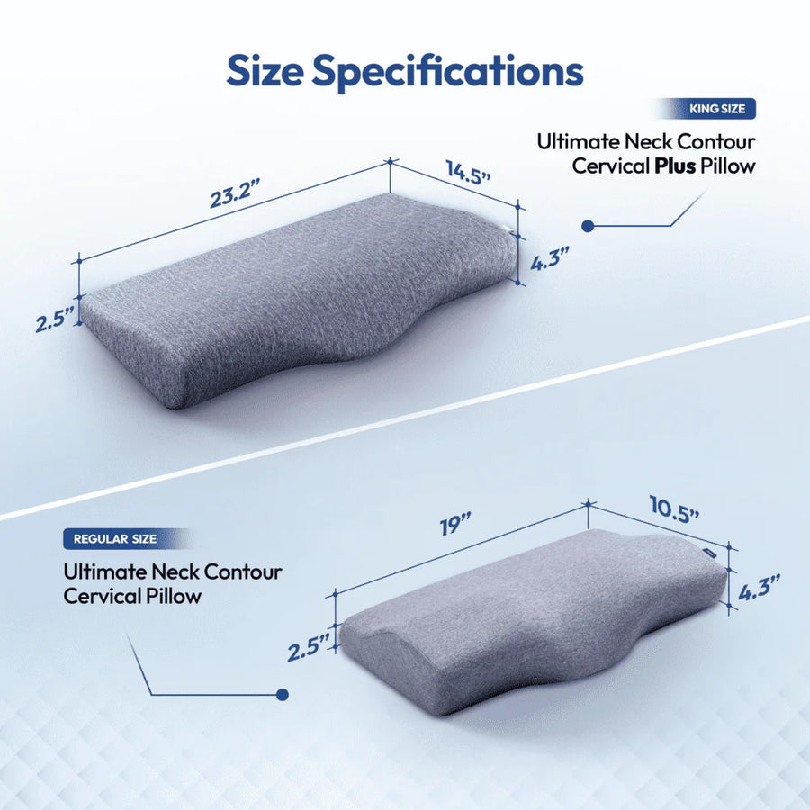 Frido Ultimate Neck Contour Cervical Pillow variants comparison