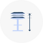 3 Programmable Height Buttons