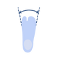 Wide toe box for natural movement