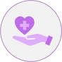 Facilitates healing by minimizing contact.
