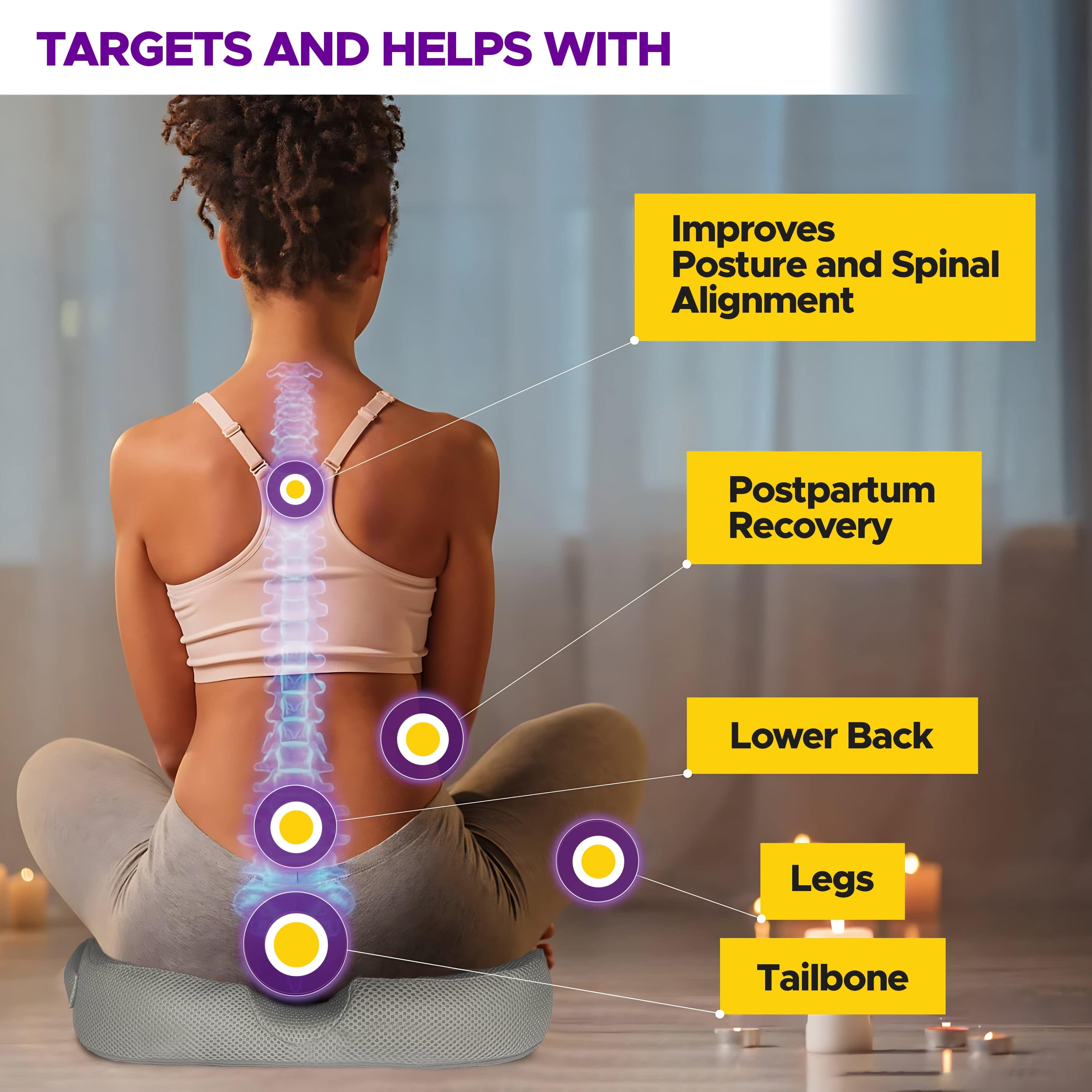 This Socket Seat Cushion For Lower Back Pain Really Works! 